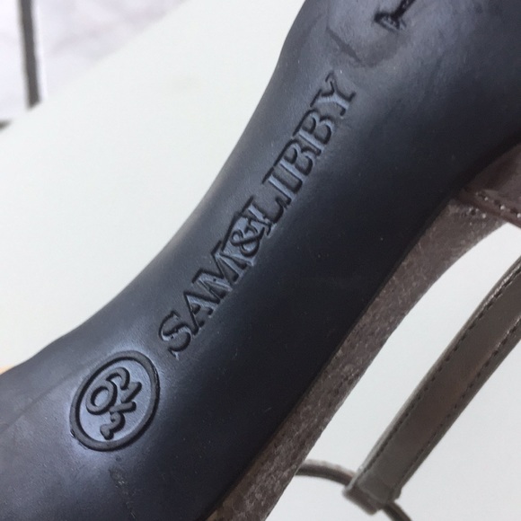 SAM LIBBY. Metallic silver gray heel - Picture 5 of 6